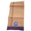 Beige Cotton Dhoti 4 Meters Unstitched Unfolded1