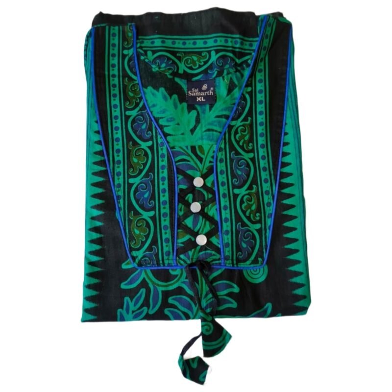 Cotton Nighty For Women Folded