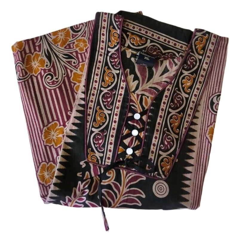 Cotton Nighty For Women Unfolded