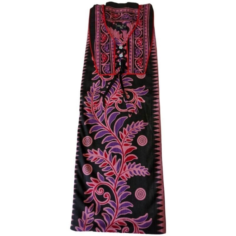 Cotton Nighty For Women Unfolded2