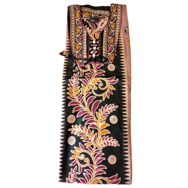 Cotton Nighty For Women Unfolded2