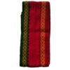 Crimson Red Cotton Gamcha Angavastram Folded
