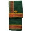Green Cotton Dhoti 10x6 Unstitched Unfolded2