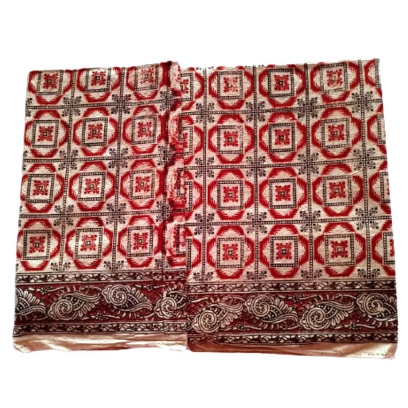 Kalamkari Cotton Lungi 2.25 Meters Unstitched Unfolded
