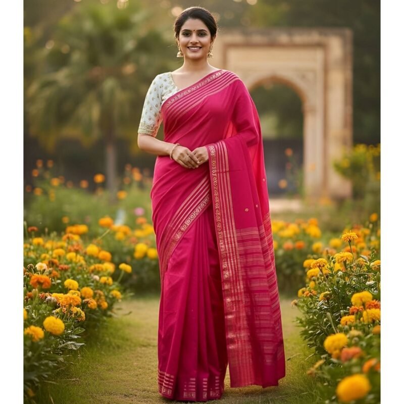 Silk Saree Model