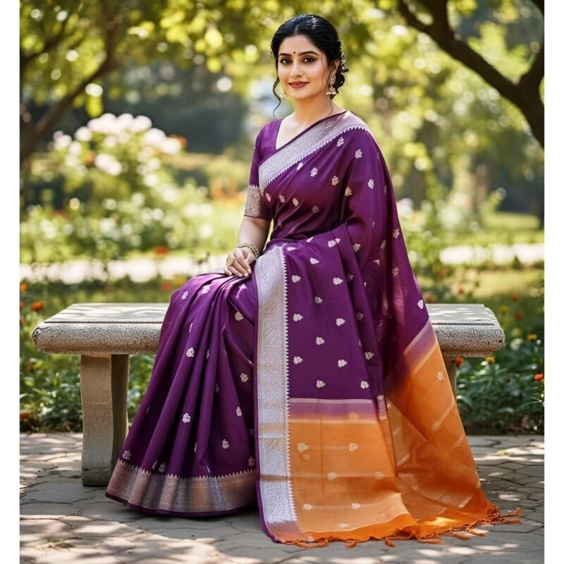 Silk Saree Model