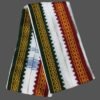 White Cotton Gamcha Angavastram Unfolded