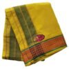 Yellow Cotton Dhoti 10x6 Unstitched Unfolded1