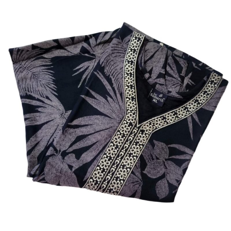 Alpine Blue Nighty Unfolded