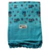 Blue Cotton Bath Towel 36x72 Folded