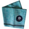 Blue Pure Cotton Lungi 2 Meters Unstitched Unfolded1