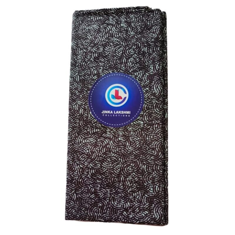 Grey Cotton Printed Lungi 2.25 Meters Unstitched Folded