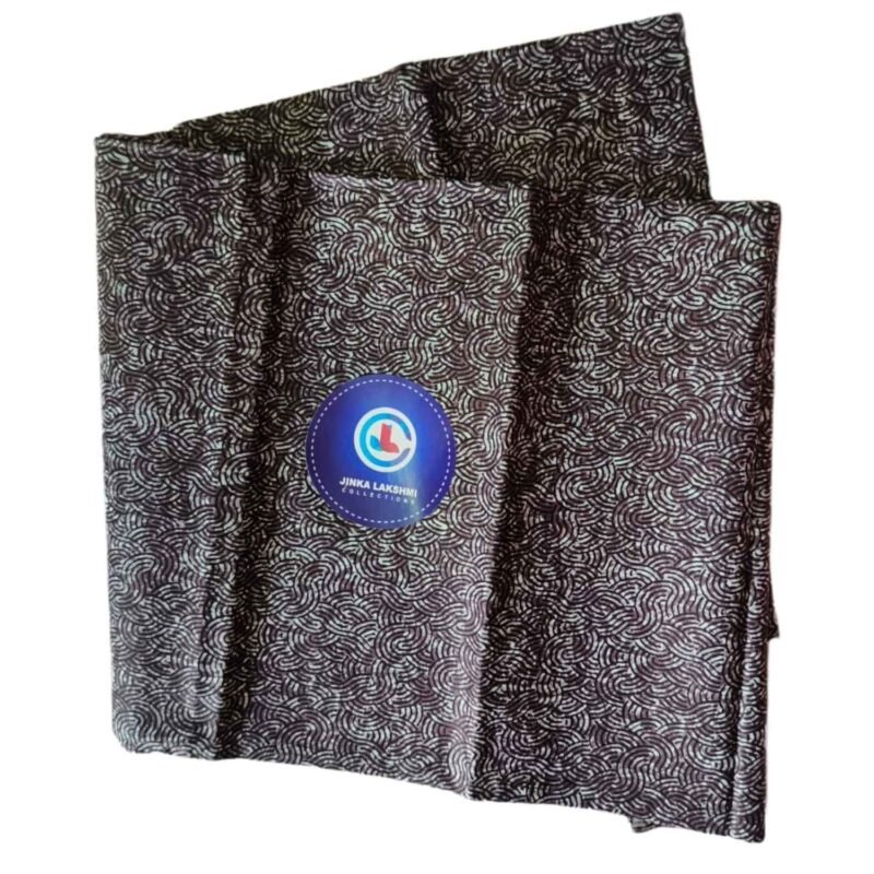 Grey Cotton Printed Lungi 2.25 Meters Unstitched Unfolded