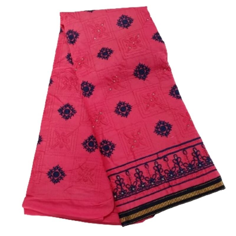 Embroidered Cotton dress Materials Unstitched Unfolded1