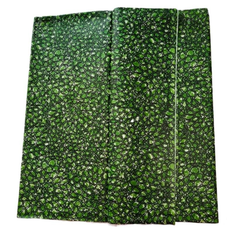 Green Cotton Printed Lungi 2.25 Meters Unstitched Unfolded