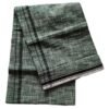 Green Pure Cotton Lungi 2 Meters Unstitched Unfolded1