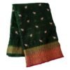 Green Silk Saree Unfolded