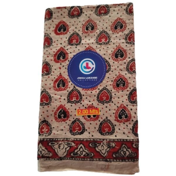 Kalamkari Cotton Lungi 2 Meters Unstitched Design 10