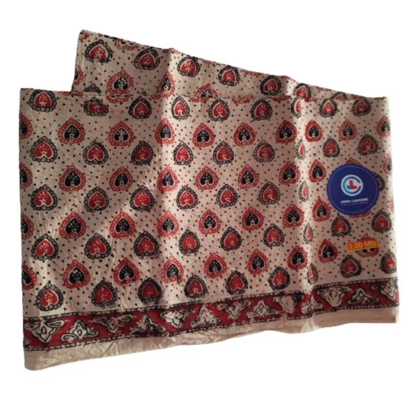 Kalamkari Cotton Lungi 2 Meters Unstitched Unfolded1