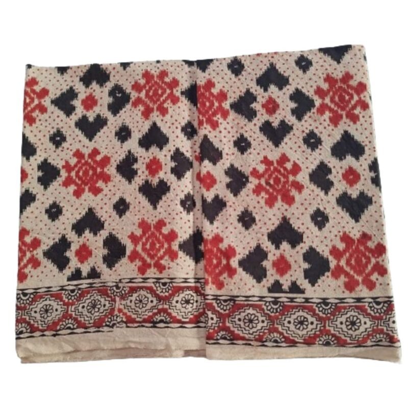 Kalamkari Cotton Lungi 2.25 Meters Unstitched Unfolded