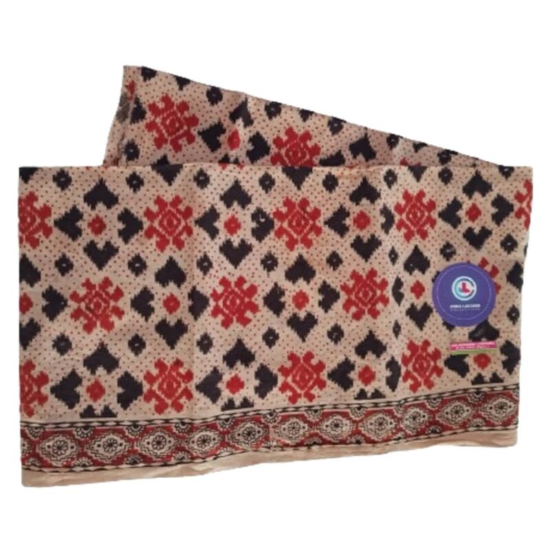 Kalamkari Cotton Lungi 2.25 Meters Unstitched Unfolded1
