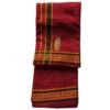 Maroon Cotton Dhoti 9x5 Size Unfolded1