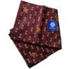 Maroon Cotton Printed Lungi 2 Meters Unstitched Unfolded1