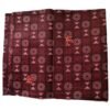 Maroon Cotton Printed Unstitched Lungi 2 Meters Unfolded