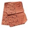 Peach Orange Cotton Bath Towel 36x72 Unfolded