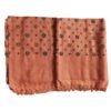 Peach Orange Cotton Bath Towel 36x72 Unfolded1