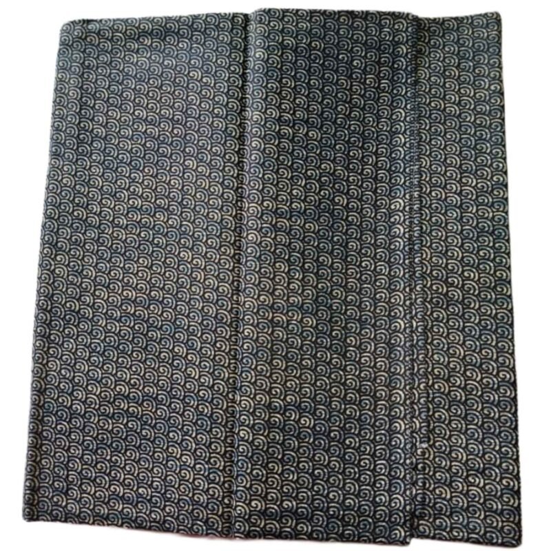 Peacock Blue Cotton Printed Lungi 2.25 Meters Unstitched Unfolded