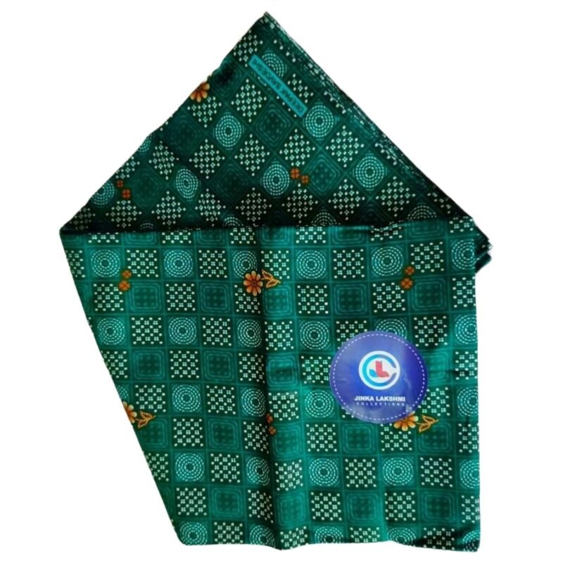 Peacock Shade Cotton Printed Lungi 2 Meters Unstitched Unfolded1