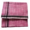 Pink Pure Cotton Lungi 2 Meters Unstitched Unfolded