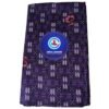 Purple Cotton Printed Lungi 2 Meters Unstitched Folded