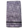 Purple Pure Cotton Lungi 2 meters Unstitched Folded