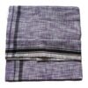 Purple Pure Cotton Lungi 2 meters Unstitched Unfolded