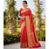 Red Silk Saree For Women Lifestyle