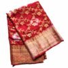 Red Silk Saree for Women Unfolded