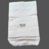 White Cotton Long Bath Towel 36x72 Folded