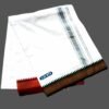 White Cotton Lungi 2.25 Meters Unstitched with Green & Maroon border Unfolded1