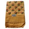 Yellow Cotton Long Bath Towel 36x72 Folded