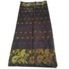Black Cotton Silk Saree With Blouse For Women Model 2 Unfolded