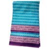 Blue Cotton Saree Unfolded