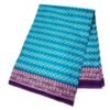 Blue Cotton Saree Unfolded1