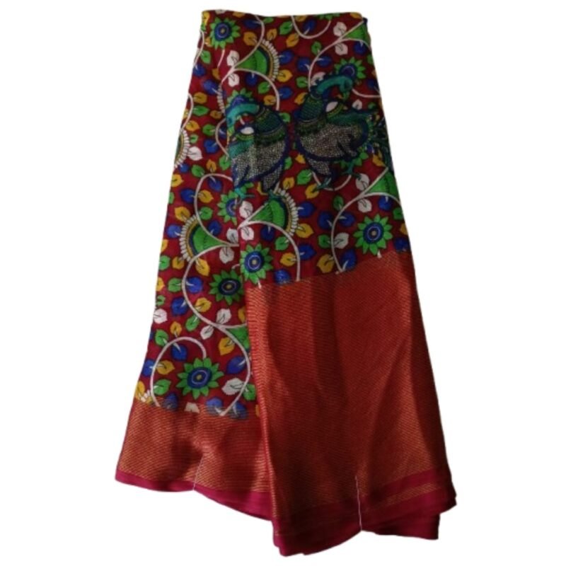 Brasso Chiffon Silk Saree Unfolded