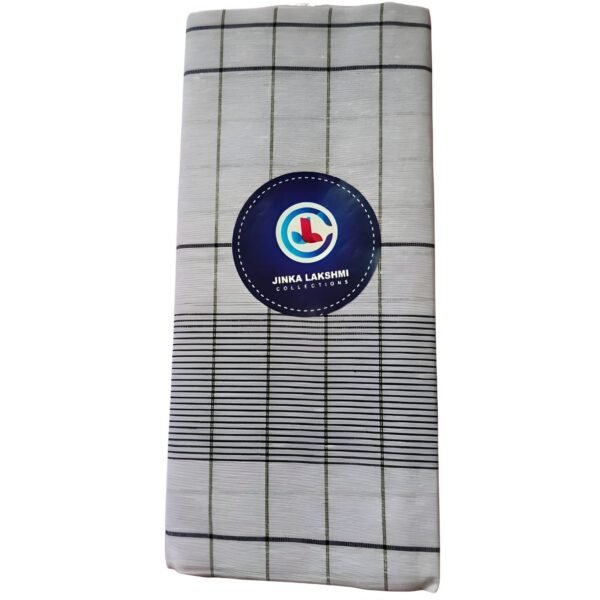 Checks Cotton Blend Lungi 2.25 Meters Unstitched Design 2
