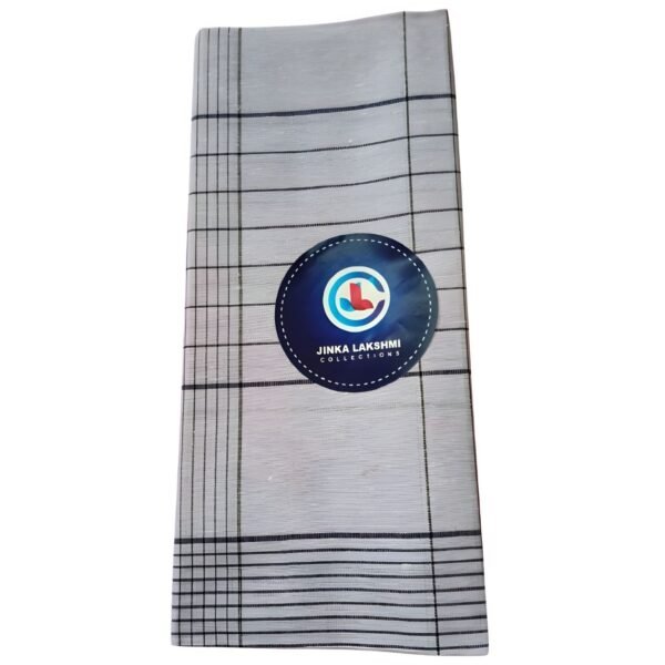 Checks Cotton Blend Lungi 2.25 Meters Unstitched Design 3