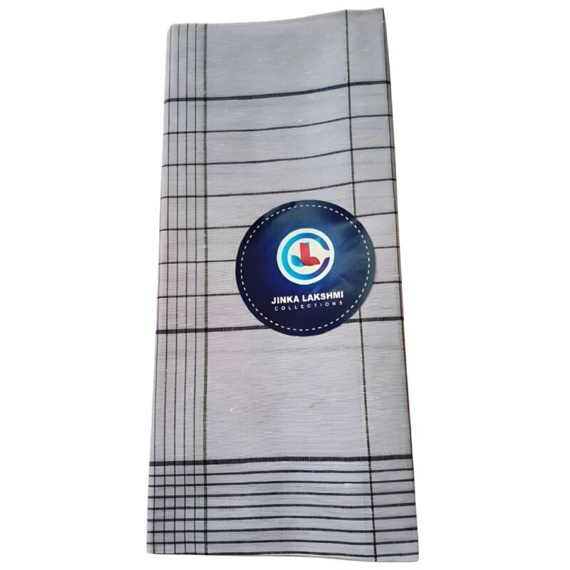 Checks Cotton Blend Lungi 2.25 Meters Unstitched Design 3
