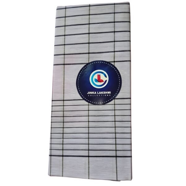 Checks Cotton Blend Lungi 2.25 Meters Unstitched Design 4