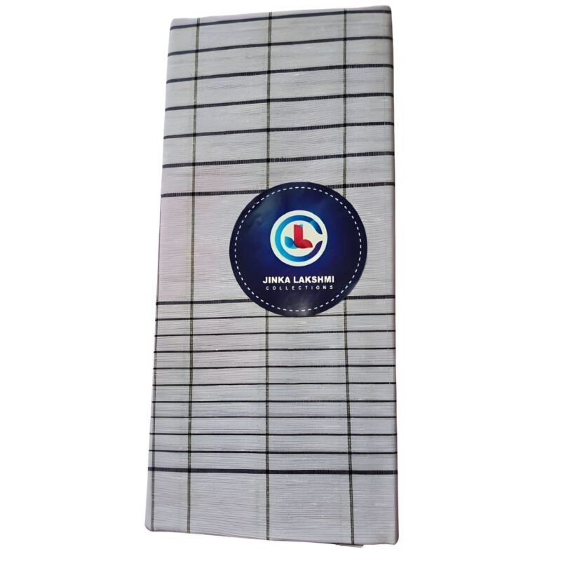 Checks Cotton Blend Lungi 2.25 Meters Unstitched Design 4